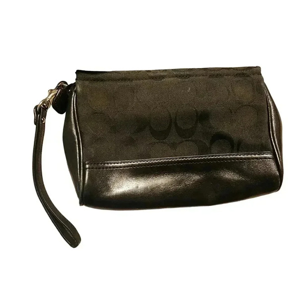 Black Coach Wristlet - Picture 5 of 6